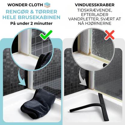 Wonder Cloth™ Suger alt op, efterlader nul striber