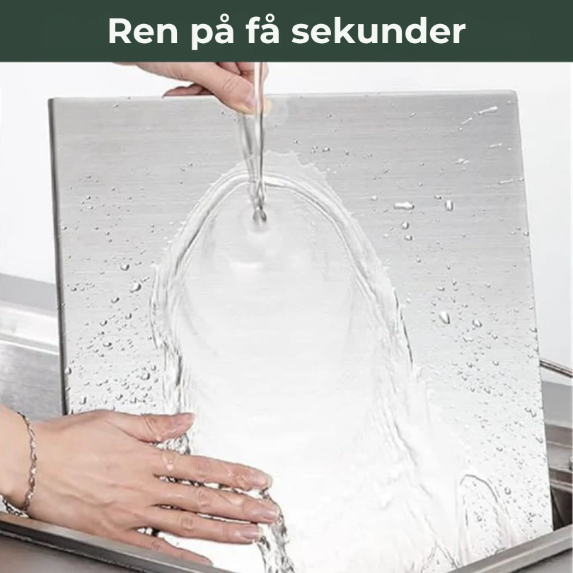 ChefBræt™ Professionelt skærebræt i rustfrit stål – uden PFA'er
